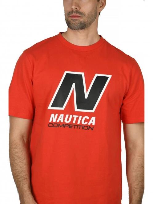 tricou cu maneci scurte pt. barbati Nautica Wessix T-Shirt rosu 5