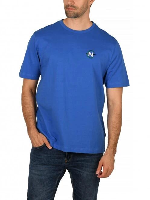 tricou cu maneci scurte pt. barbati Nautica Mannar T-Shirt albastru 2