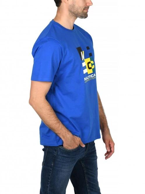 tricou cu maneci scurte pt. barbati Nautica St Vincent T-Shirt albastru 3