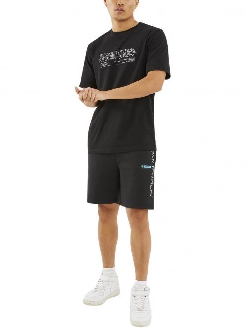 tricou cu maneci scurte pt. barbati Nautica Jaden T-Shirt negru 4