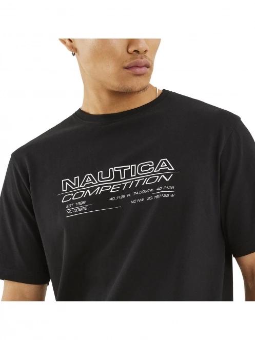 tricou cu maneci scurte pt. barbati Nautica Jaden T-Shirt negru 5