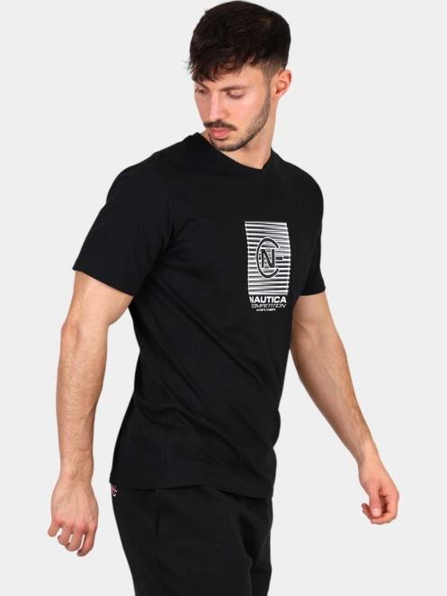 tricou cu maneci scurte pt. barbati Nautica Robles T-Shirt negru 5
