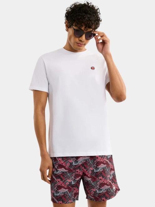 tricou cu maneci scurte pt. barbati Nautica Cork T-Shirt alb 2