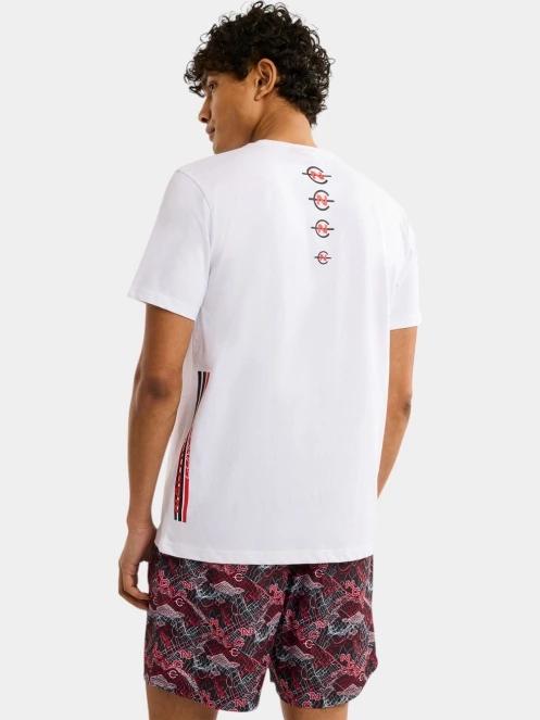 tricou cu maneci scurte pt. barbati Nautica Cork T-Shirt alb 3
