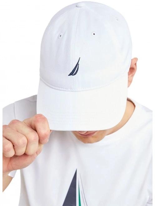 sapca de baseball pt. barbati Nautica Ruck Strapback alb 3