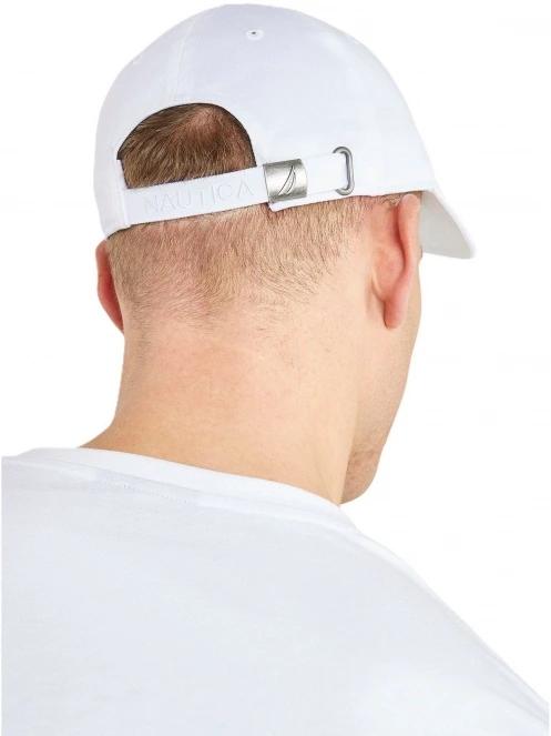 sapca de baseball pt. barbati Nautica Ruck Strapback alb 5