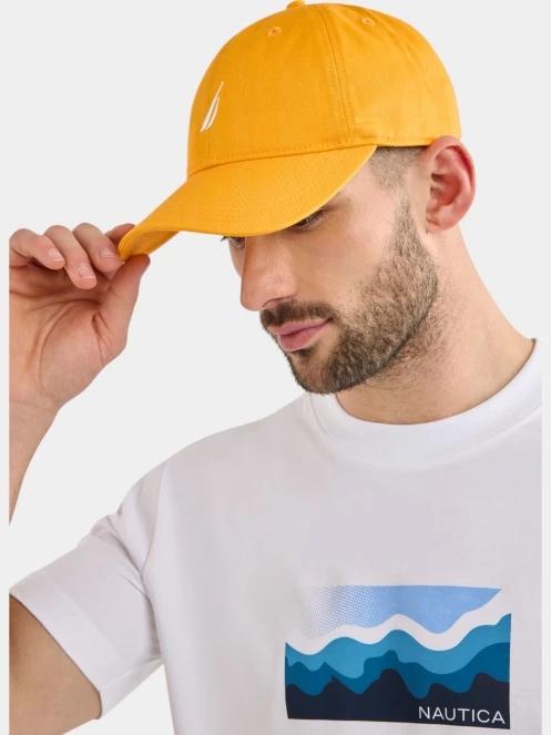 sapca de baseball Nautica Ruck Strapback gri 3