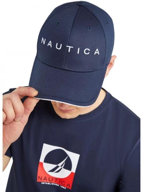 sapca de baseball pt. barbati Nautica Robson Snapback Cap albastru inchis 3
