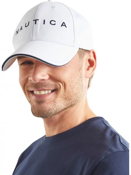 sapca de baseball pt. barbati Nautica Robson Snapback Cap alb 3