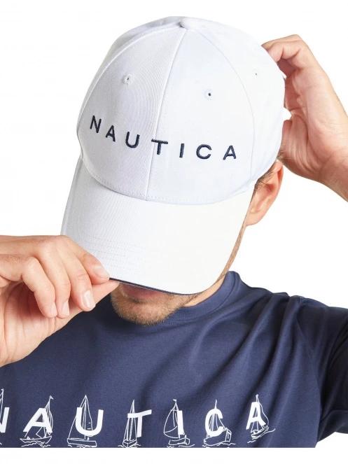 sapca de baseball pt. barbati Nautica Robson Snapback Cap alb 5