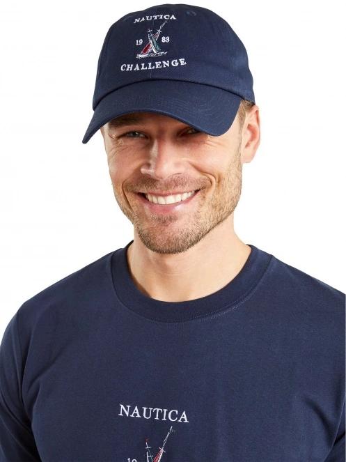 sapca de baseball pt. barbati Nautica Oxford Strapback Cap albastru inchis 2
