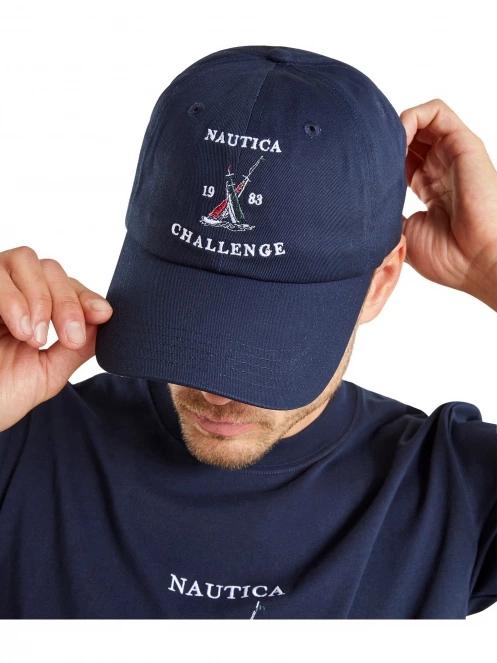 sapca de baseball pt. barbati Nautica Oxford Strapback Cap albastru inchis 5