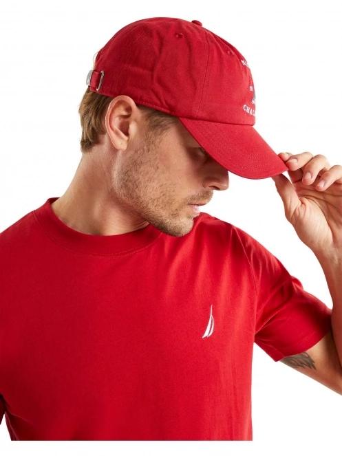 sapca de baseball pt. barbati Nautica Oxford Strapback Cap rosu 3