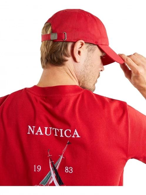sapca de baseball pt. barbati Nautica Oxford Strapback Cap rosu 4