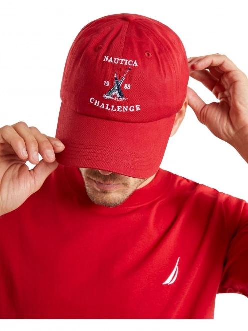 sapca de baseball pt. barbati Nautica Oxford Strapback Cap rosu 5