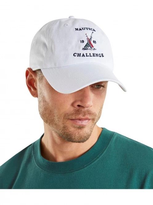 sapca de baseball pt. barbati Nautica Oxford Strapback Cap alb 2