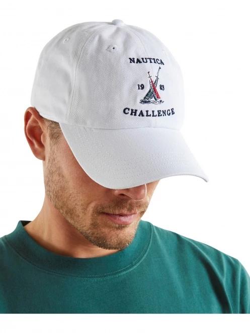 sapca de baseball pt. barbati Nautica Oxford Strapback Cap alb 5
