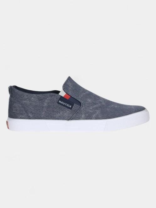 pantofi slip-on pt. barbati Nautica AKAN TWILL DEEP albastru 3