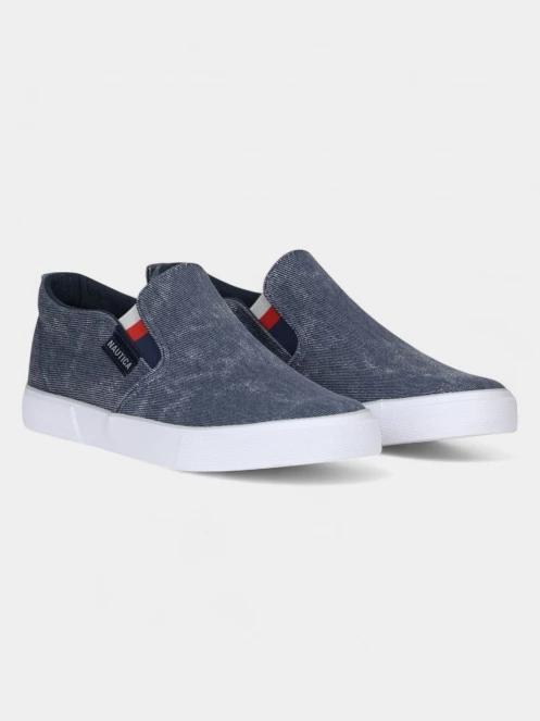 pantofi slip-on pt. barbati Nautica AKAN TWILL DEEP albastru 6