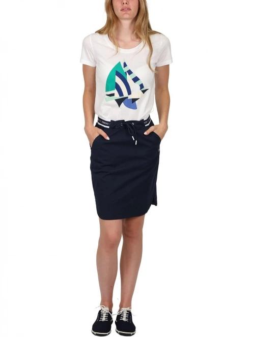 tricou cu maneci scurte pt. femei TBS Nacratee alb 5