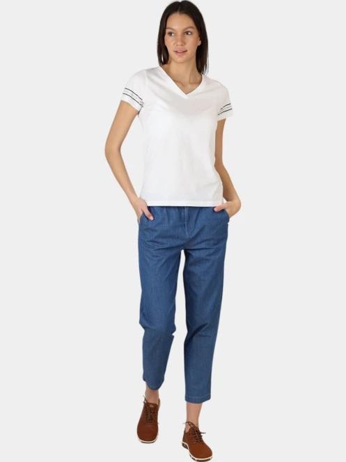 tricou cu maneci scurte pt. femei TBS Nahiatee alb 5