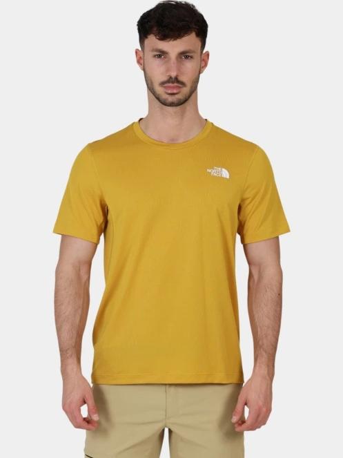 tricou pentru sport, cu maneci scurte pt. barbati The North Face M Lightbright S/S Tee galben 2