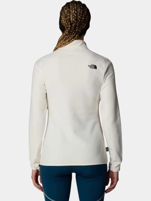 pulover polar pt. femei The North Face W 100 Glacier Fz alb 3