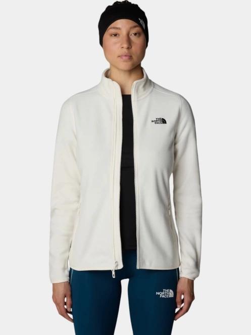 pulover polar pt. femei The North Face W 100 Glacier Fz alb 5