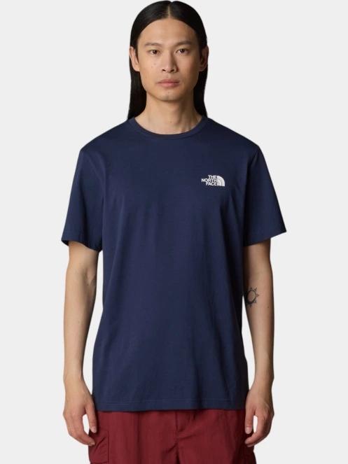 tricou cu maneci scurte pt. barbati The North Face M S/S Simple Dome Tee albastru inchis 2