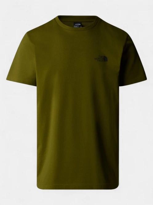 tricou cu maneci scurte pt. barbati The North Face M S/S Simple Dome Tee oliv 5