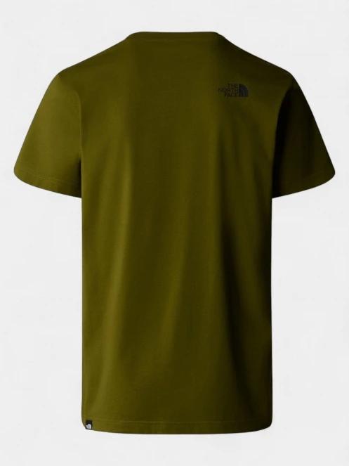 tricou cu maneci scurte pt. barbati The North Face M S/S Simple Dome Tee oliv 6