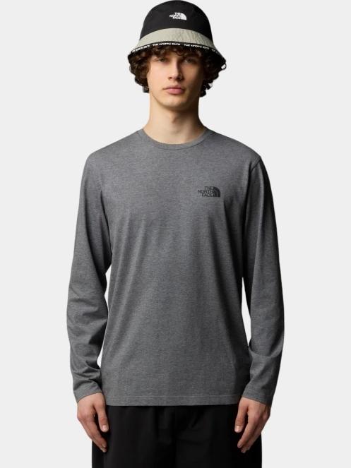 tricou cu maneci lungi pt. barbati The North Face M L/S Simple Dome Tee gri 2