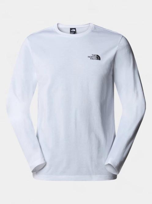 tricou cu maneci lungi pt. barbati The North Face M L/S Simple Dome Tee alb 5