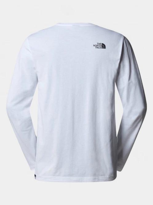 tricou cu maneci lungi pt. barbati The North Face M L/S Simple Dome Tee alb 6