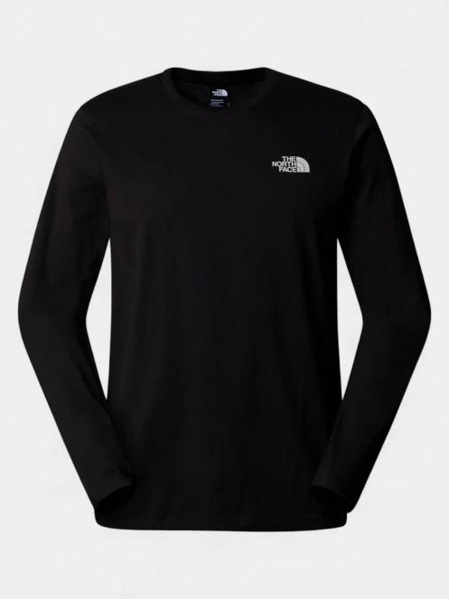 tricou cu maneci lungi pt. barbati The North Face M L/S Simple Dome Tee negru 5