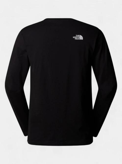 tricou cu maneci lungi pt. barbati The North Face M L/S Simple Dome Tee negru 6