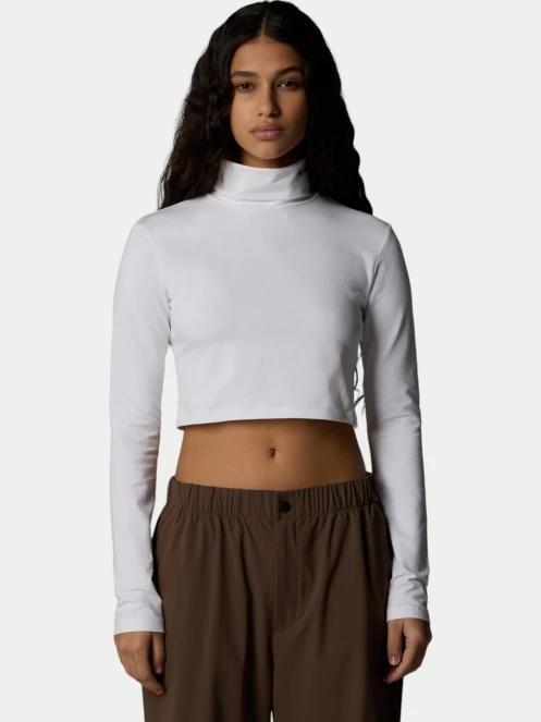 tricou cu maneci lungi pt. femei The North Face W Zumu Ls Slim Tee alb 2