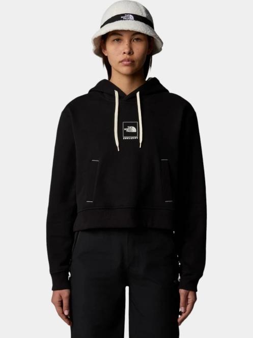 pulover cu gluga pt. femei The North Face W Coordinates Crop Hoodie negru 2