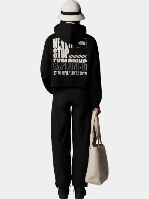 pulover cu gluga pt. femei The North Face W Coordinates Crop Hoodie negru 4