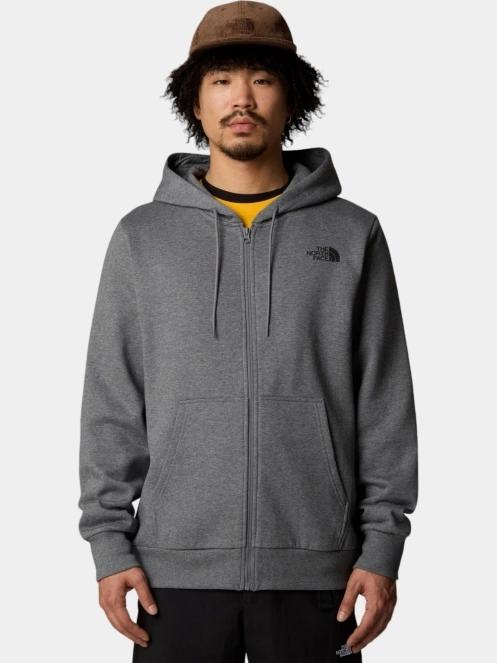 pulover cu gluga pt. barbati The North Face M Simple Dome Full Zip Hoodie gri 2