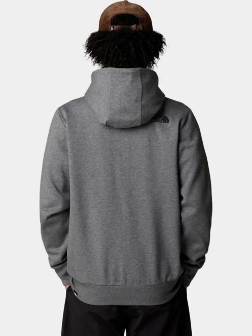 pulover cu gluga pt. barbati The North Face M Simple Dome Full Zip Hoodie gri 3