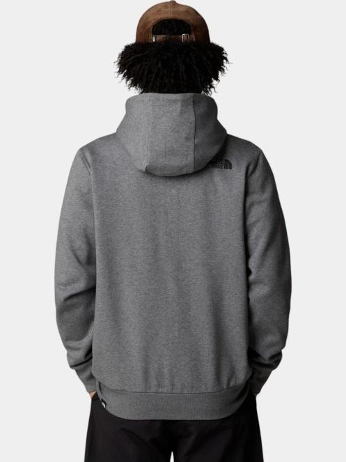 pulover cu gluga pt. barbati The North Face M Simple Dome Full Zip Hoodie gri 3
