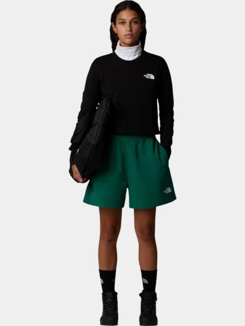 tricou cu maneci lungi pt. femei The North Face W L/S Simple Dome Crop Tee negru 4