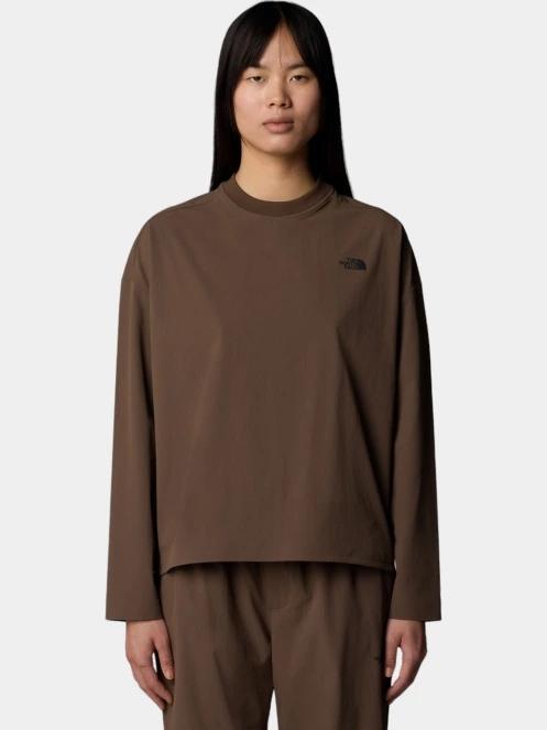 pulover pt. femei The North Face W Woven Shirt maro 2