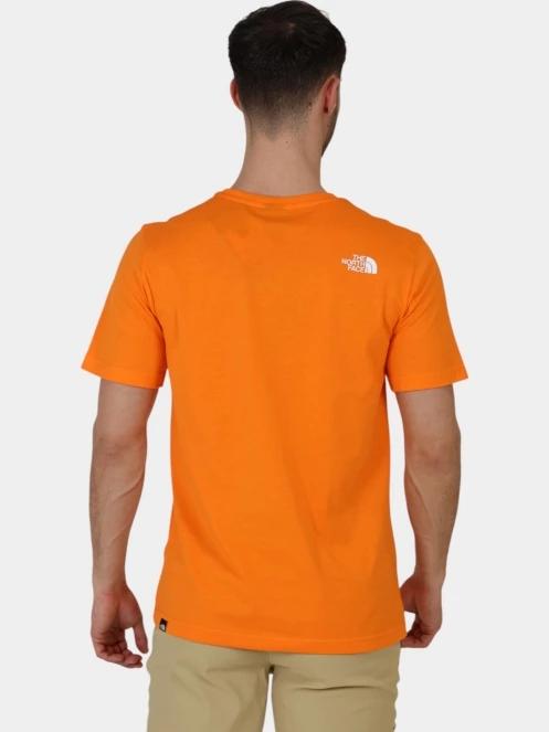 tricou cu maneci scurte pt. barbati The North Face M S/S Easy Tee portocaliu 4