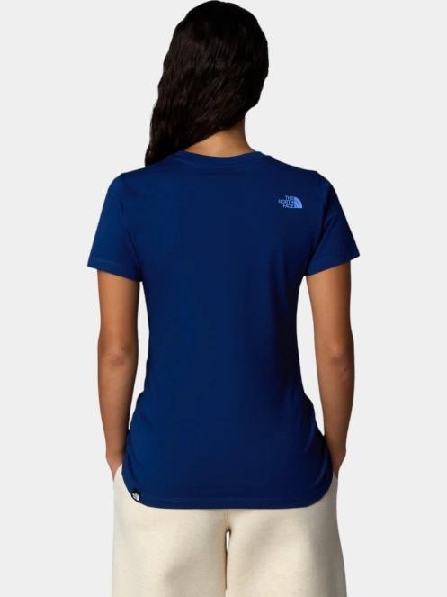 tricou cu maneci scurte pt. femei The North Face W S/S Easy Tee albastru inchis 3