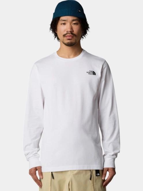 tricou cu maneci lungi pt. barbati The North Face M L/S Easy Tee alb 2