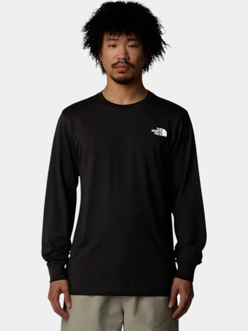 tricou cu maneci lungi pt. barbati The North Face M L/S Easy Tee negru 2