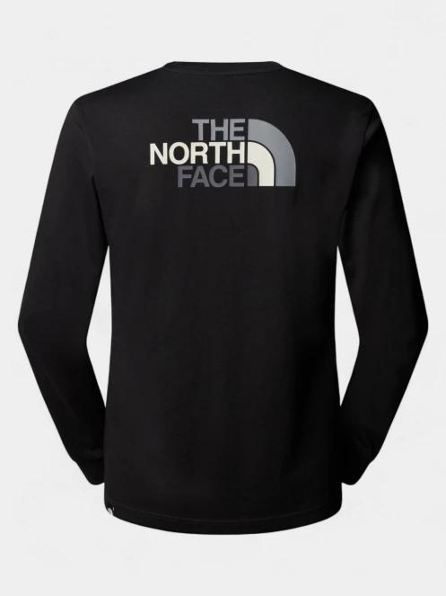 tricou cu maneci lungi pt. barbati The North Face M L/S Easy Tee negru 6