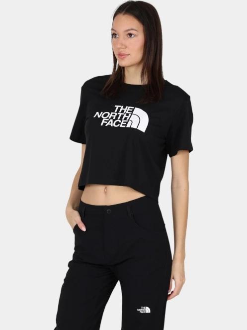 crop top pt. femei The North Face W S/S Easy Relaxed Cropped Tee negru 2